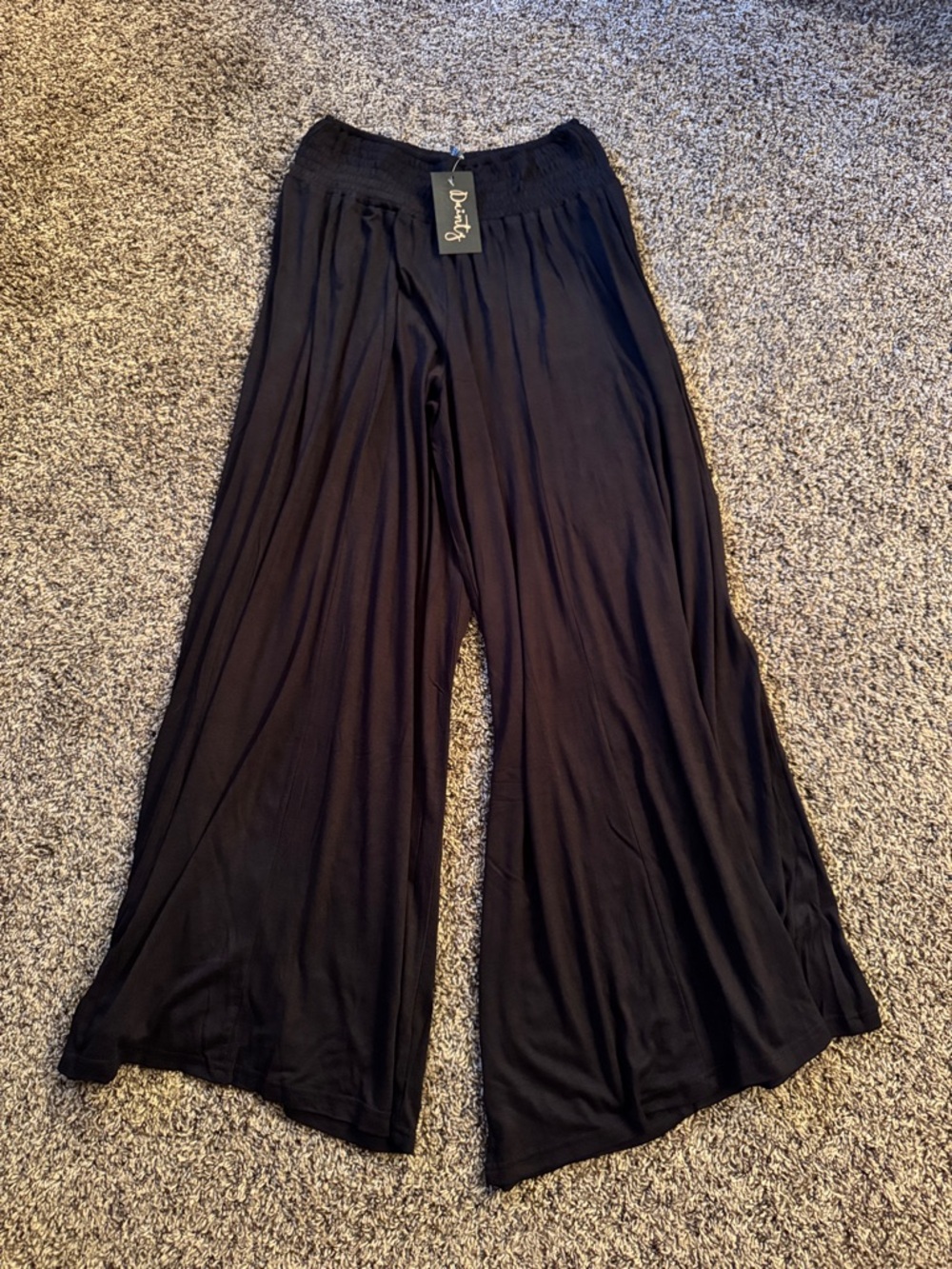 Boutique Black Wide Leg Pants